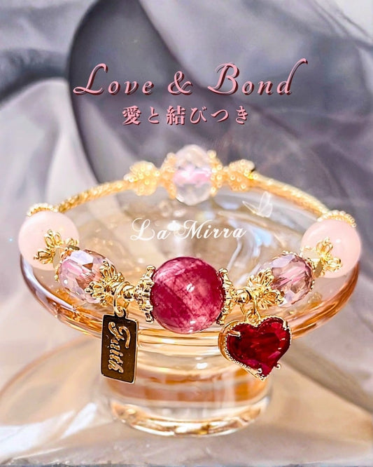 運命を結ぶハートの羅針盤ブレスレット❤︎B9