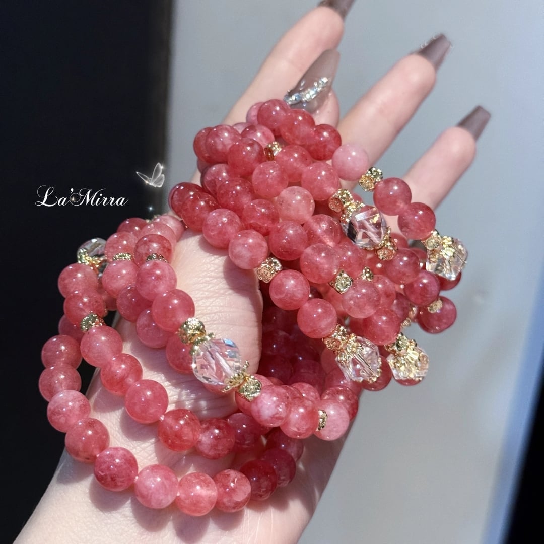 愛される魅力を育てる - ときめきを育てる恋守りブレスレット❤︎B24