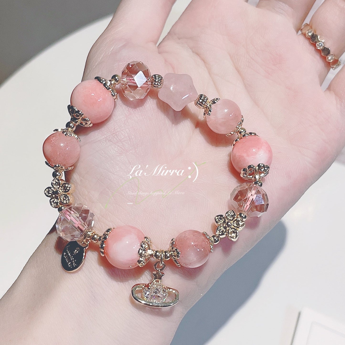 愛とご縁の扉をひらく- 愛を迎えるブレスレット❤︎B29